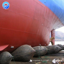 lanzamiento de la nave y elevación de la nave flotante pontón airbag de goma marina